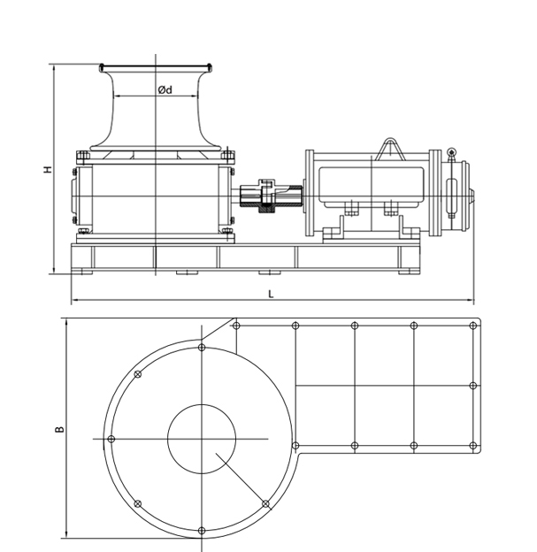 Horizontal Capstan